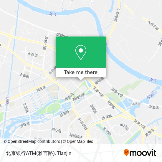 北京银行ATM(雅言路) map