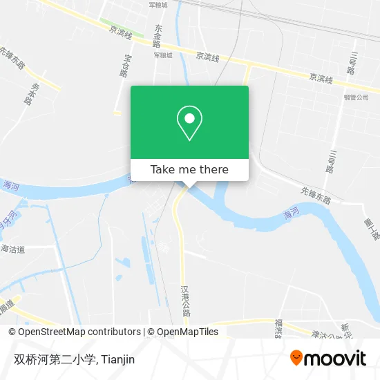 双桥河第二小学 map