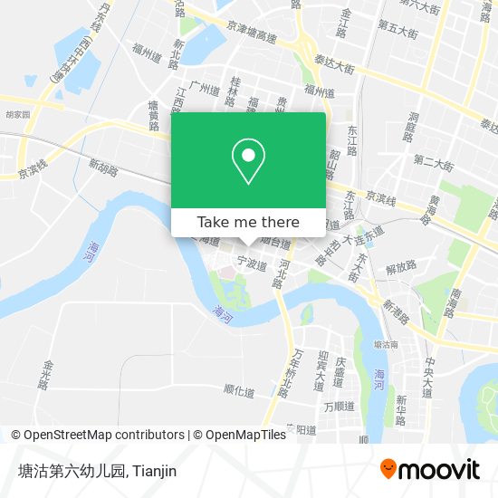 塘沽第六幼儿园 map
