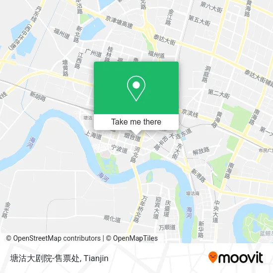 塘沽大剧院-售票处 map