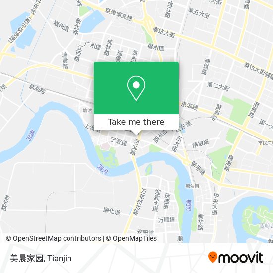 美晨家园 map