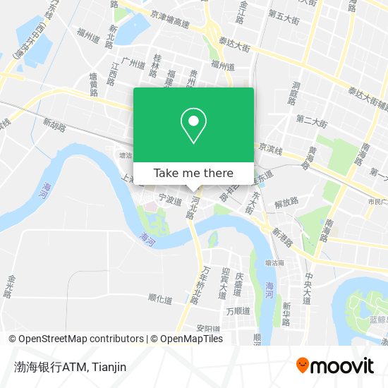 渤海银行ATM map