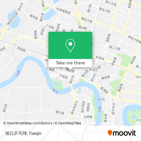 旭日乒乓球 map