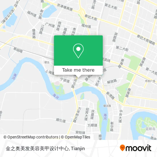 金之奥美发美容美甲设计中心 map