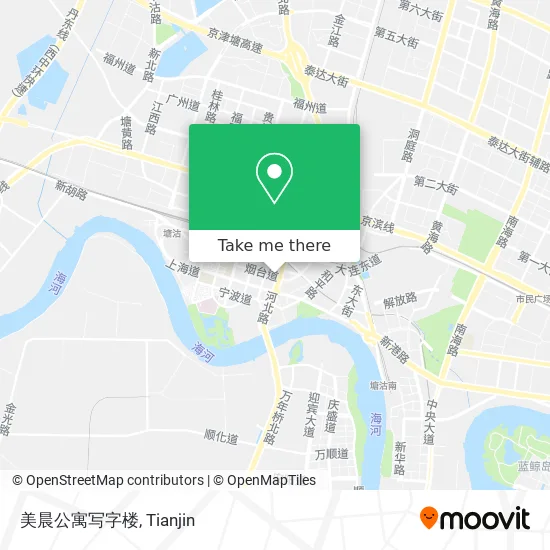 美晨公寓写字楼 map