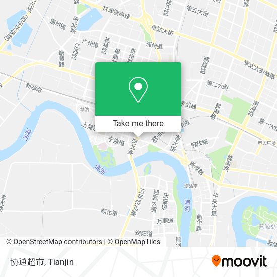 协通超市 map