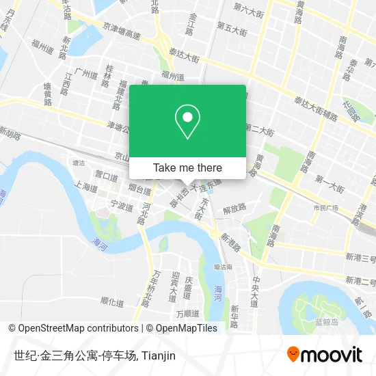 世纪·金三角公寓-停车场 map