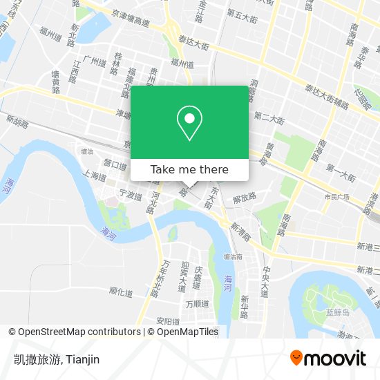 凯撒旅游 map