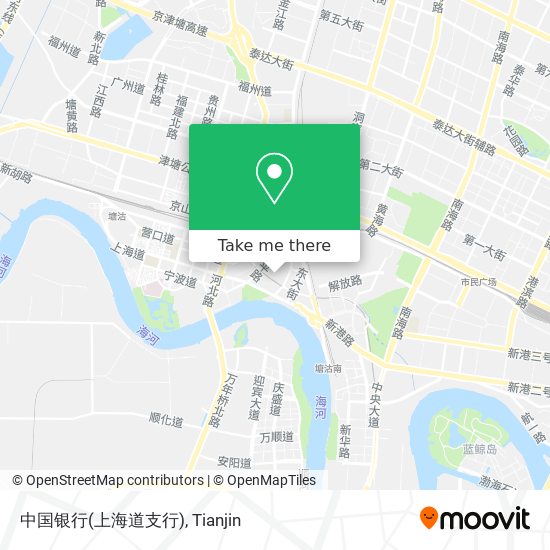 中国银行(上海道支行) map