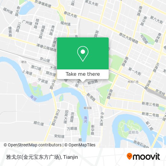 雅戈尔(金元宝东方广场) map