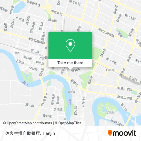 佐客牛排自助餐厅 map
