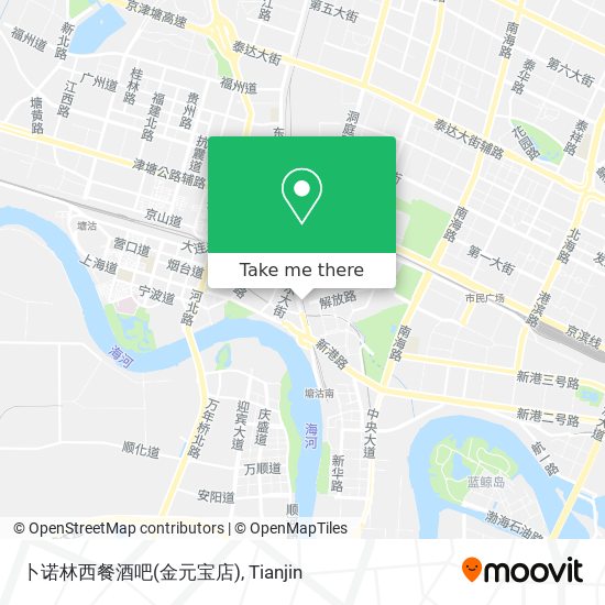 卜诺林西餐酒吧(金元宝店) map