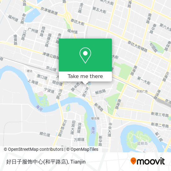 好日子服饰中心(和平路店) map