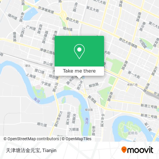 天津塘沽金元宝 map