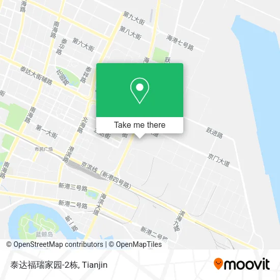 泰达福瑞家园-2栋 map