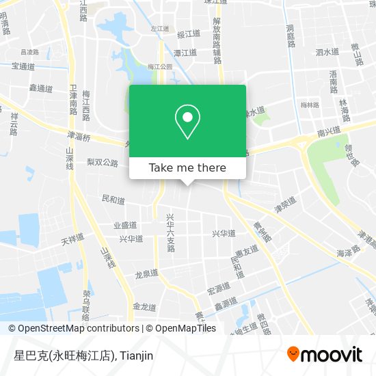 星巴克(永旺梅江店) map