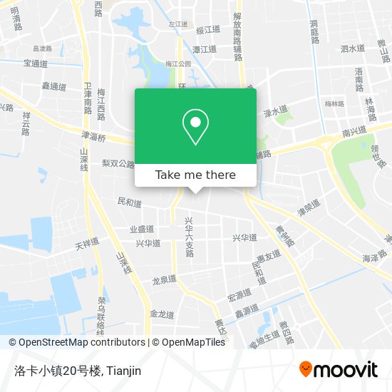 洛卡小镇20号楼 map