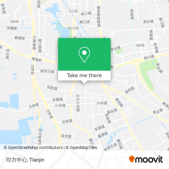 印力中心 map