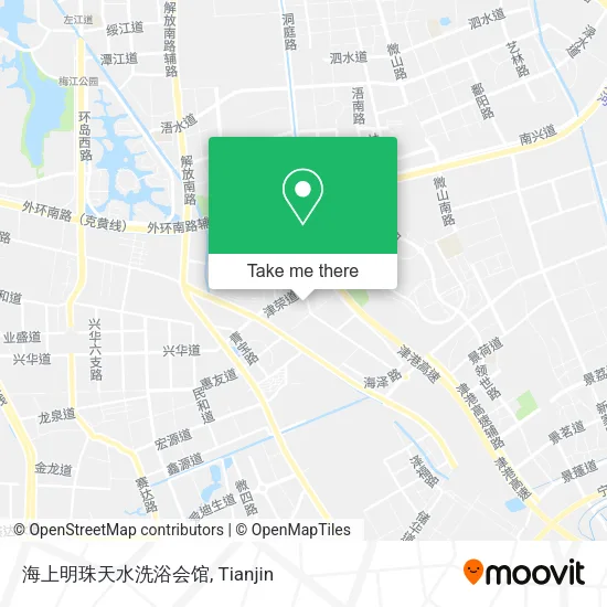海上明珠天水洗浴会馆 map