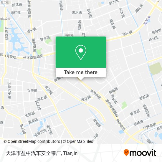 天津市益中汽车安全带厂 map