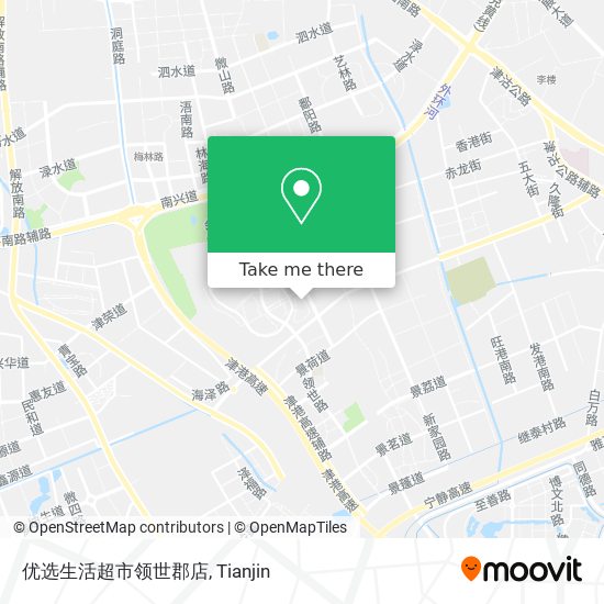 优选生活超市领世郡店 map
