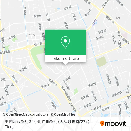 中国建设银行24小时自助银行(天津领世郡支行) map