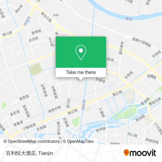百利恒大酒店 map