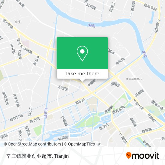 辛庄镇就业创业超市 map