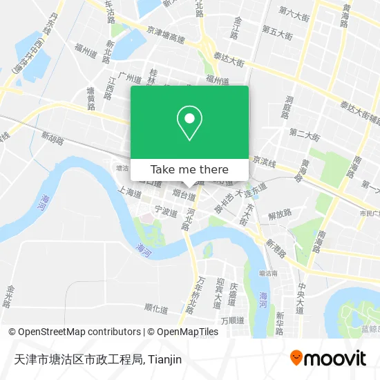 天津市塘沽区市政工程局 map