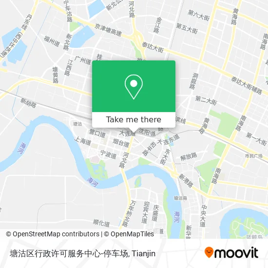 塘沽区行政许可服务中心-停车场 map