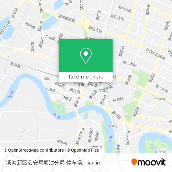 滨海新区公安局塘沽分局-停车场 map