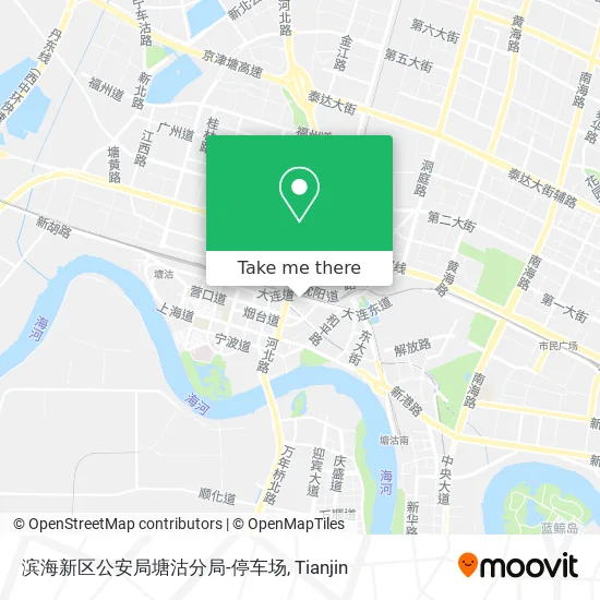 滨海新区公安局塘沽分局-停车场 map