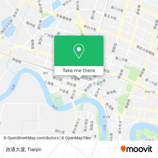政通大厦 map