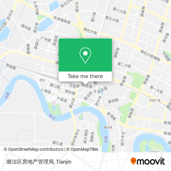 塘沽区房地产管理局 map