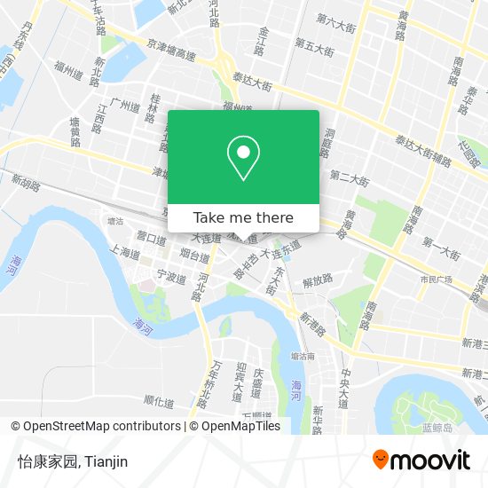 怡康家园 map