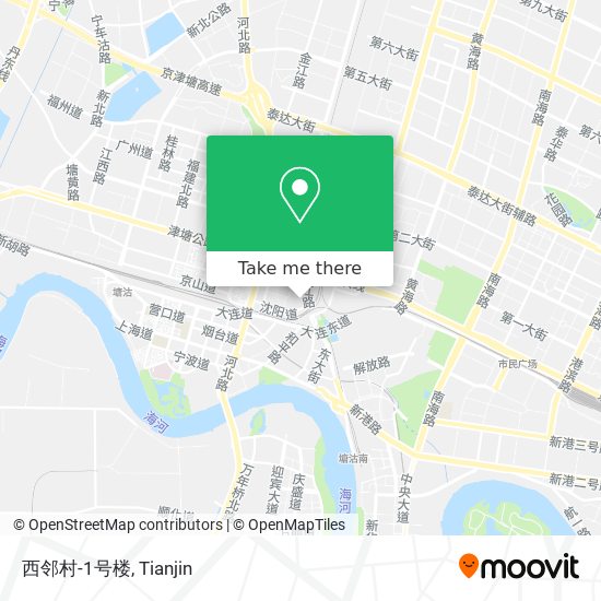 西邻村-1号楼 map
