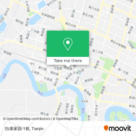 怡康家园-1栋 map