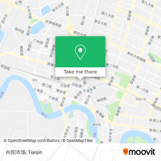 向阳市场 map
