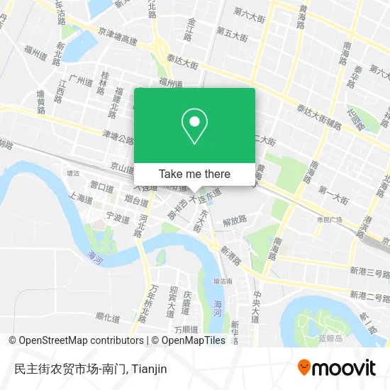 民主街农贸市场-南门 map