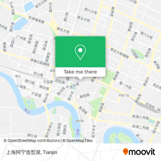 上海阿宁造型屋 map