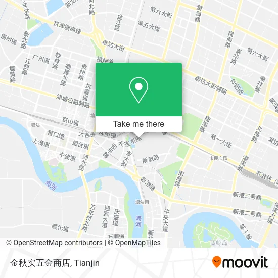 金秋实五金商店 map