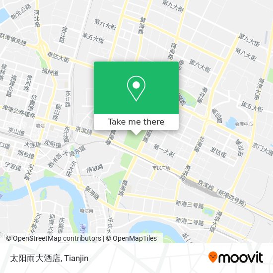太阳雨大酒店 map