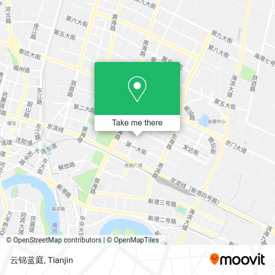 云锦蓝庭 map