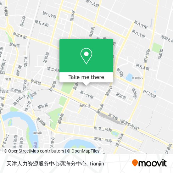 天津人力资源服务中心滨海分中心 map