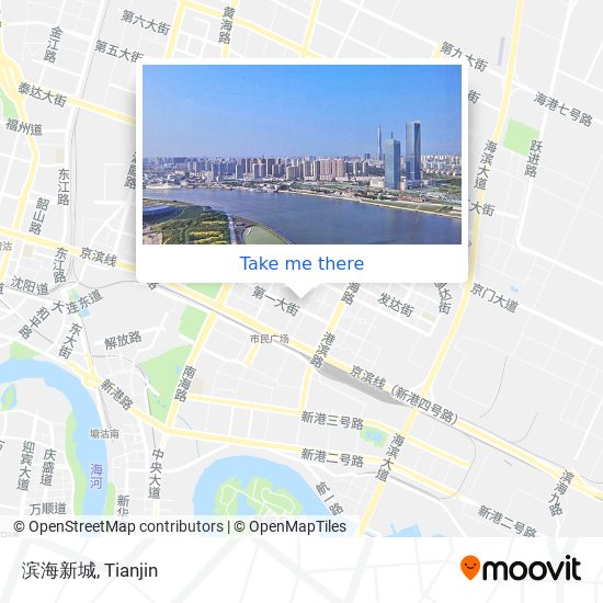 滨海新城 map