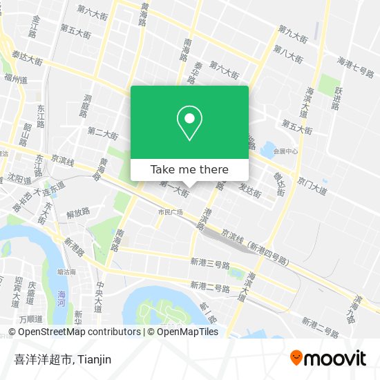 喜洋洋超市 map