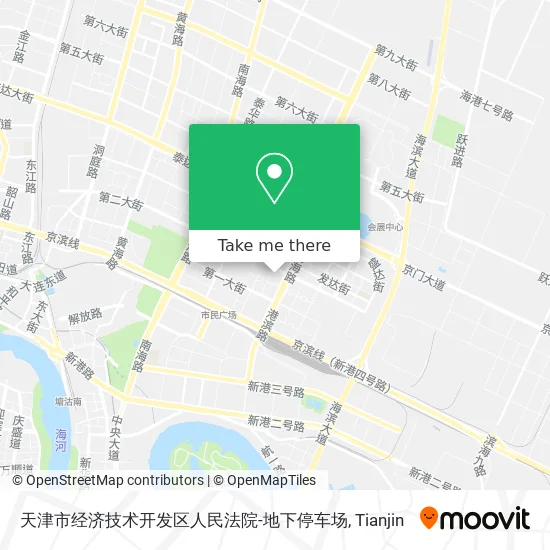 天津市经济技术开发区人民法院-地下停车场 map
