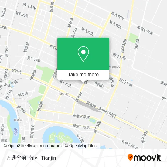 万通华府-南区 map