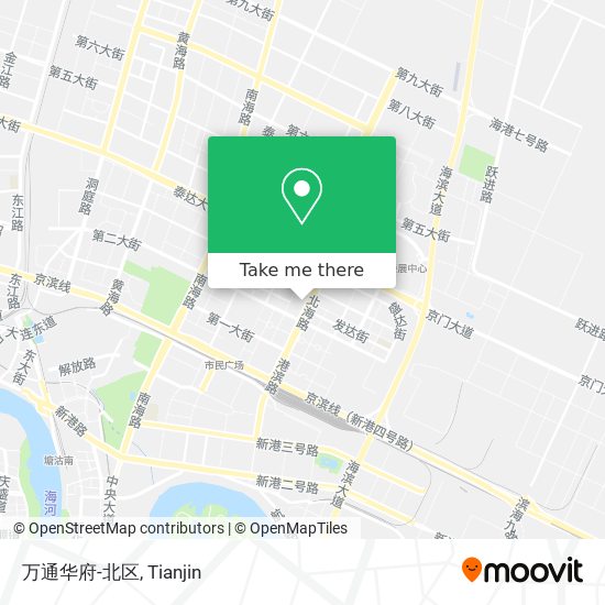 万通华府-北区 map