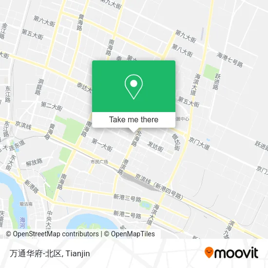 万通华府-北区 map